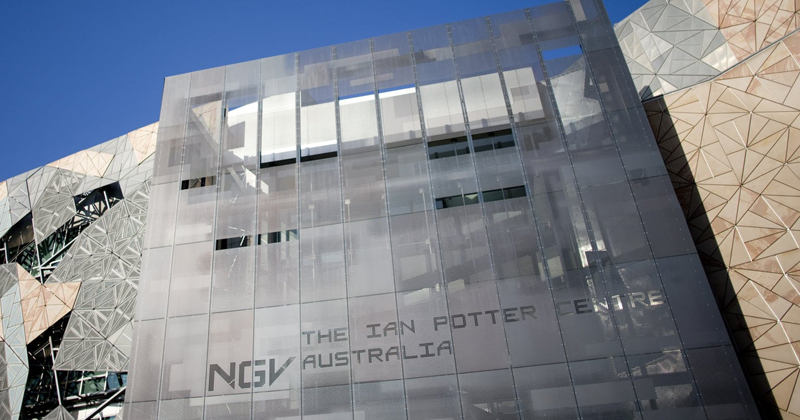 The Ian Potter Centre in Flinders St &, Russell St